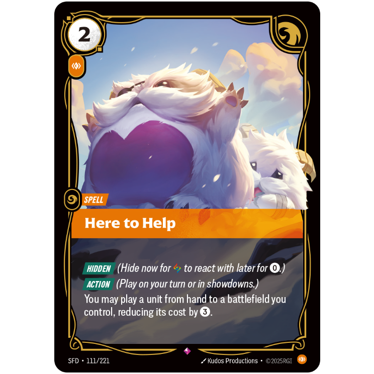 Here To Help - Riftbound Spiritforged #111