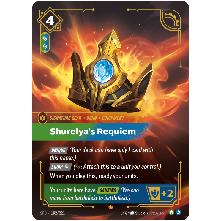 Shurelya's Requiem - Riftbound Spiritforged #192