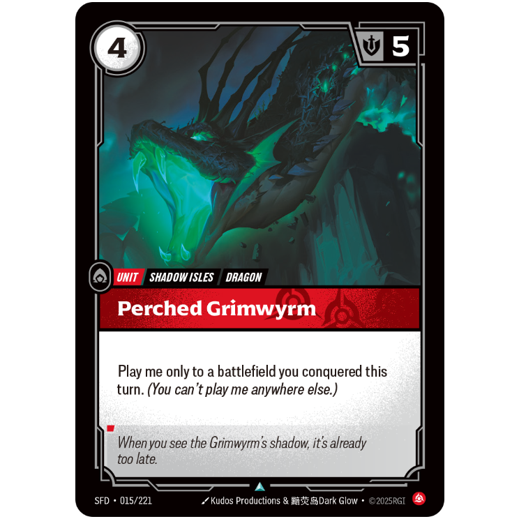 Perched Grimwyrm - Riftbound Spiritforged #15