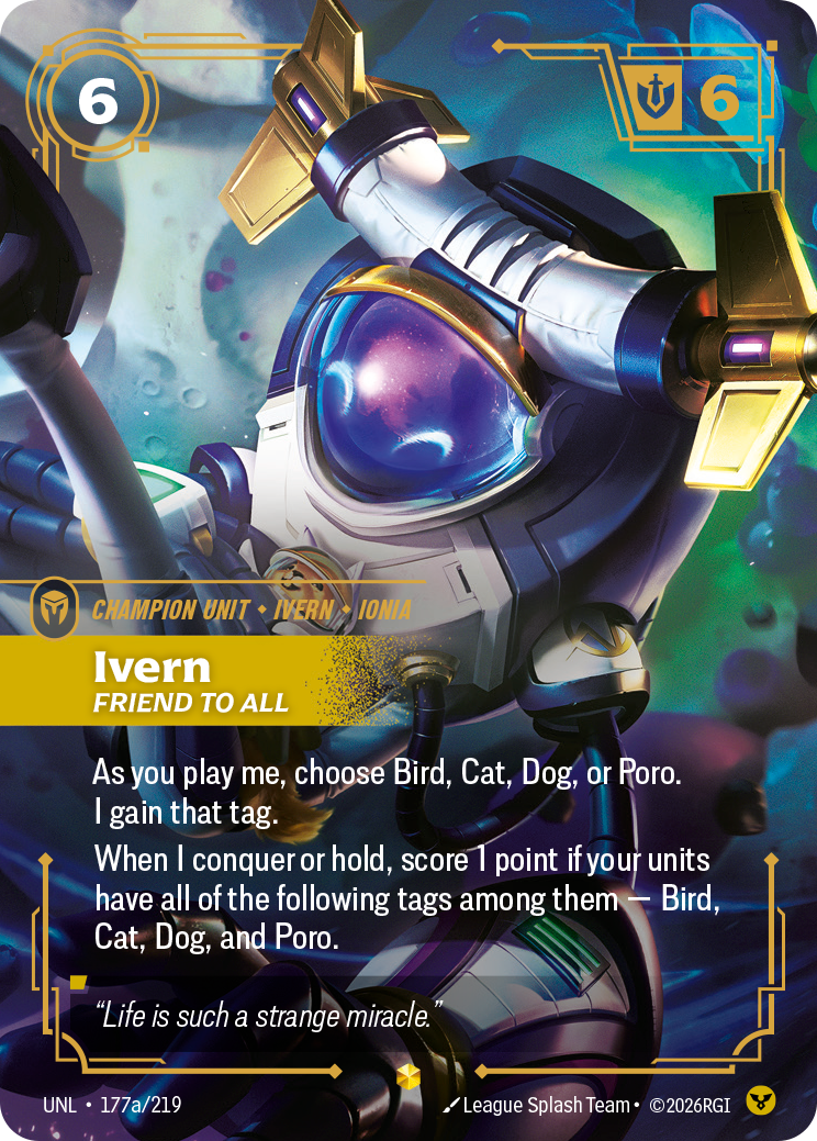 Riftbound TCG - Ivern, Friend to All | Unleashed 177a/219