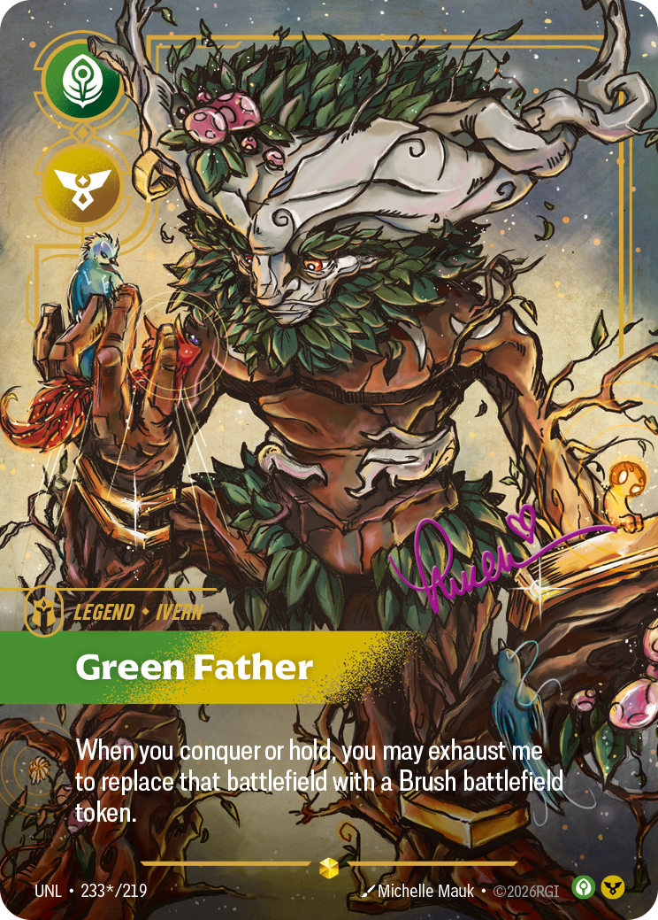 Riftbound TCG - Green Father | Unleashed 233s/219