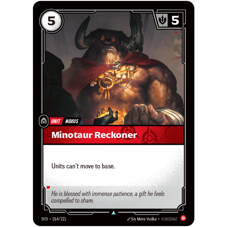Minotaur Reckoner - Riftbound Spiritforged #14