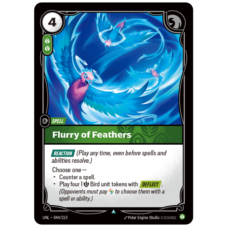 Riftbound TCG - Flurry of Feathers | Unleashed 044/219