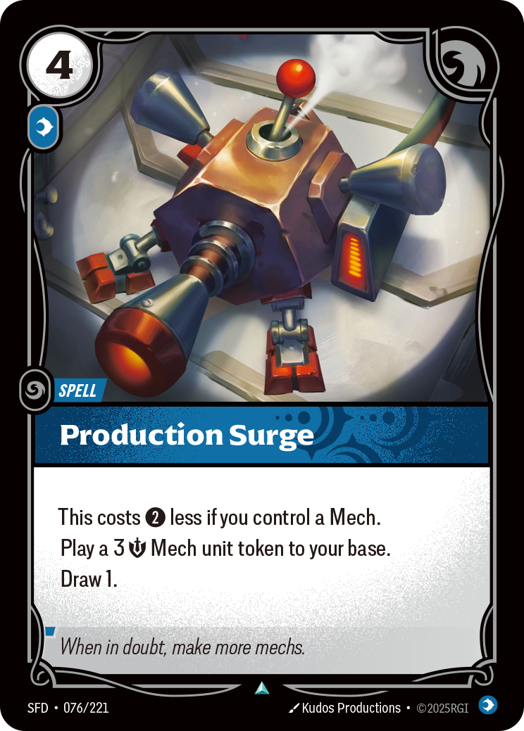 Production Surge - Riftbound Spiritforged #76
