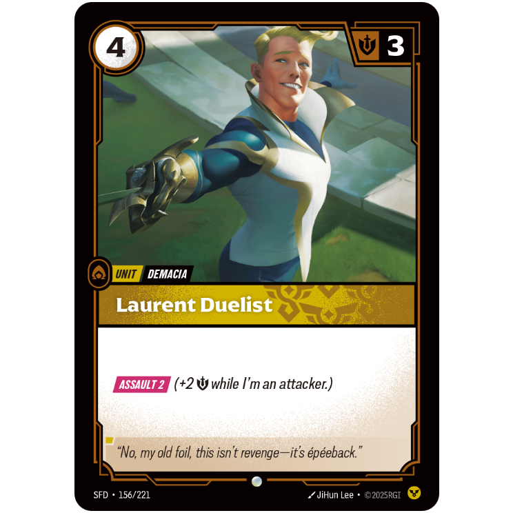 Laurent Duelist - Riftbound Spiritforged #156