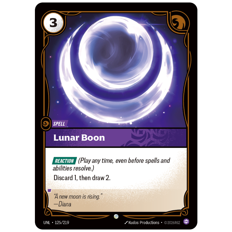 Riftbound TCG - Lunar Boon | Unleashed 125/219