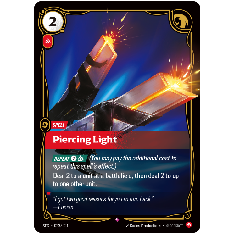 Piercing Light - Riftbound Spiritforged #23