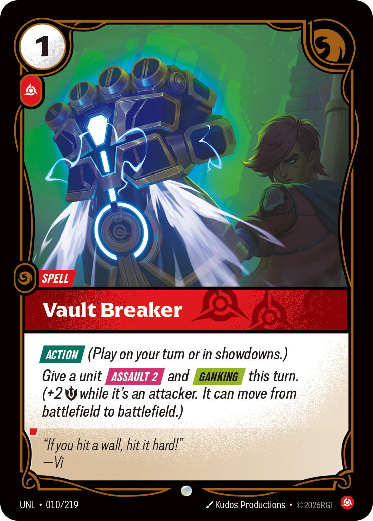 Riftbound TCG - Vault Breaker | Unleashed 010/219