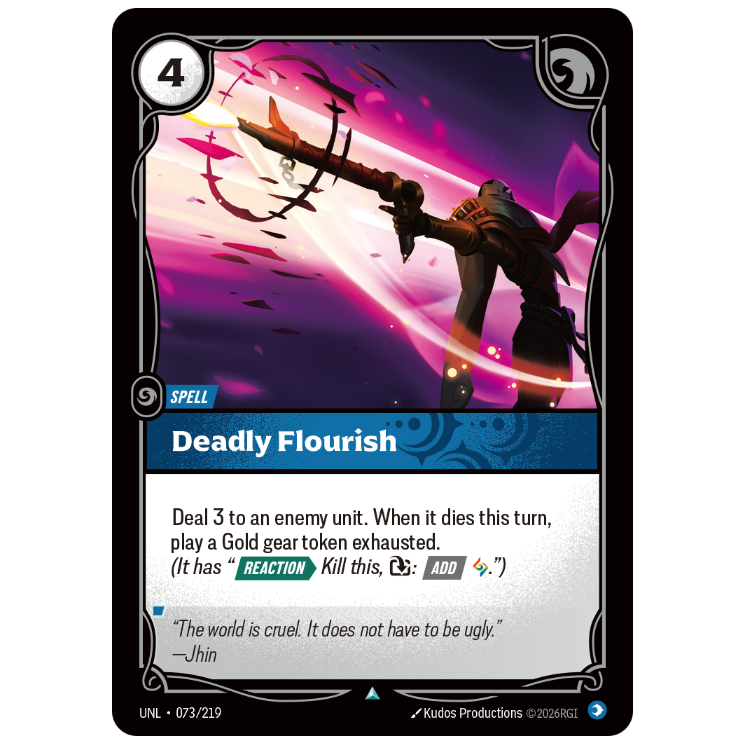 Riftbound TCG - Deadly Flourish | Unleashed 073/219