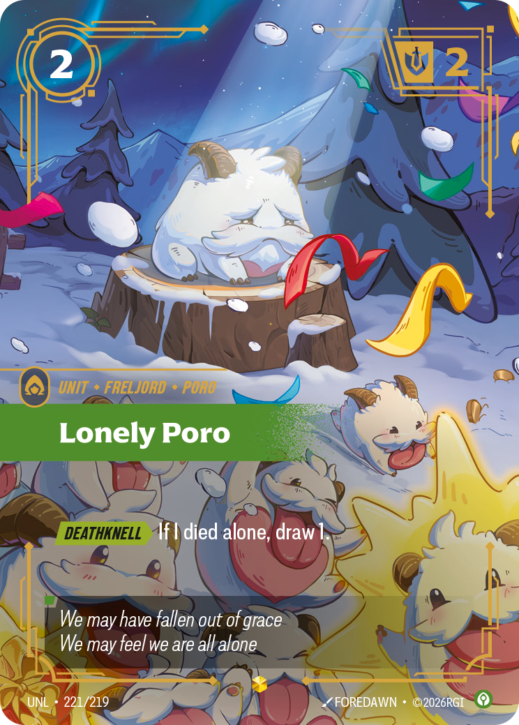 Riftbound TCG - Lonely Poro | Unleashed 221/219