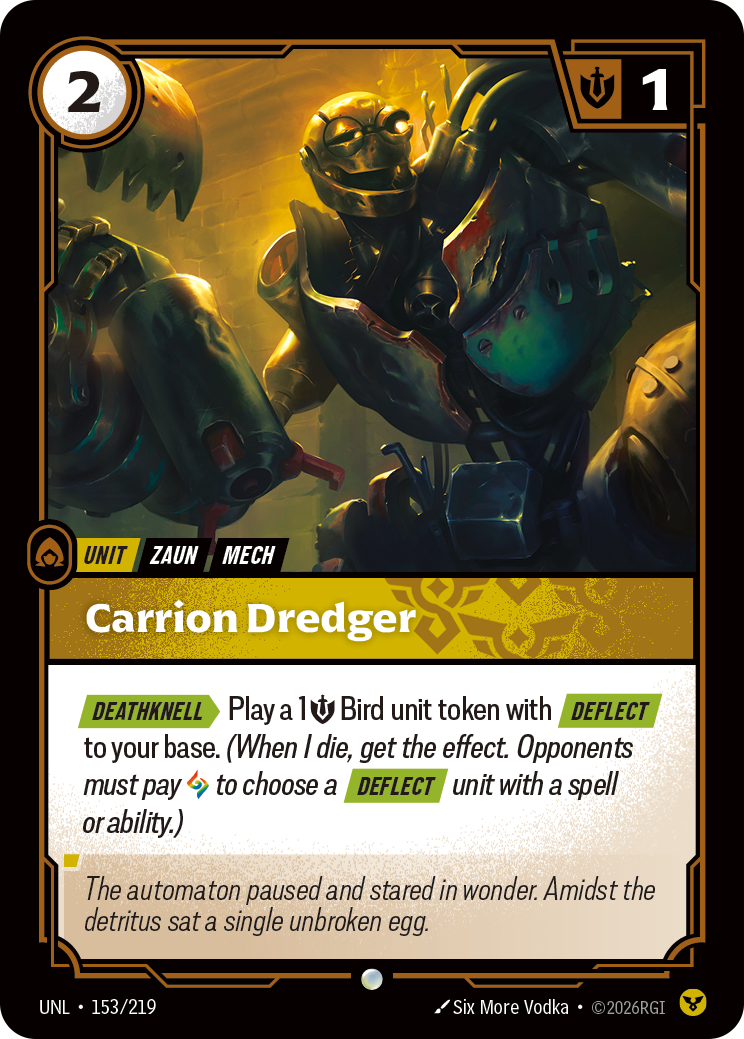 Riftbound TCG - Carrion Dredger | Unleashed 153/219