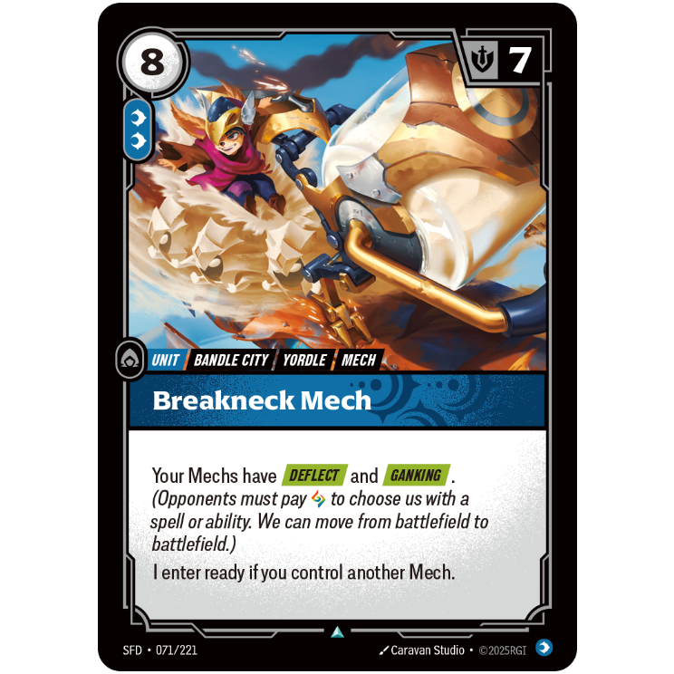 Breakneck Mech - Riftbound Spiritforged #71