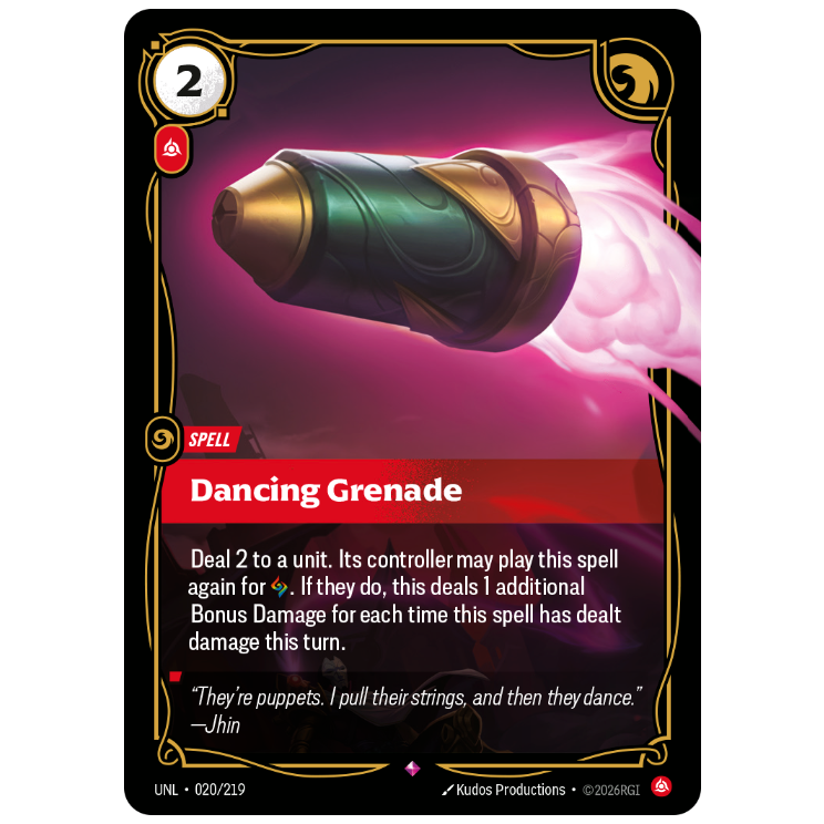 Riftbound TCG - Dancing Grenade | Unleashed 020/219
