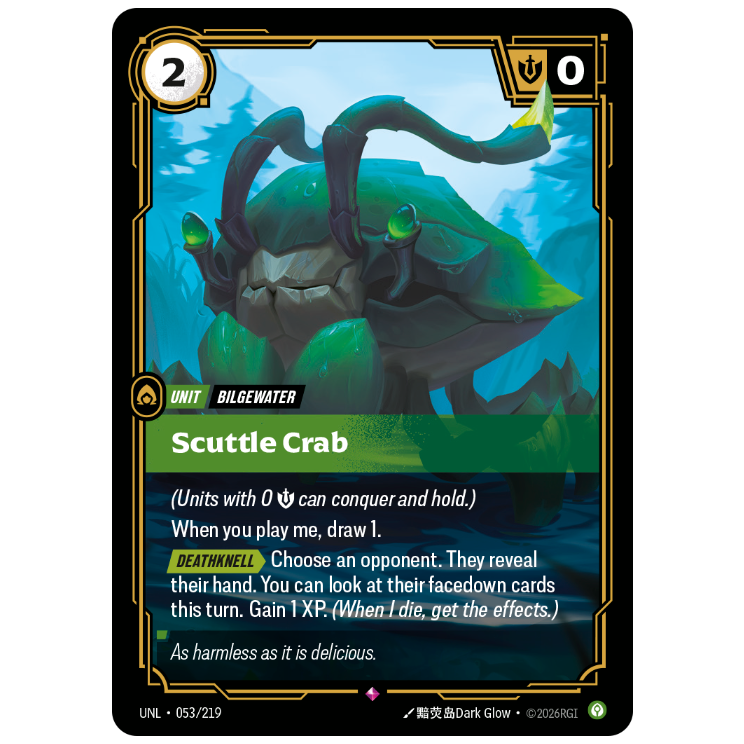 Riftbound TCG - Scuttle Crab | Unleashed 053/219