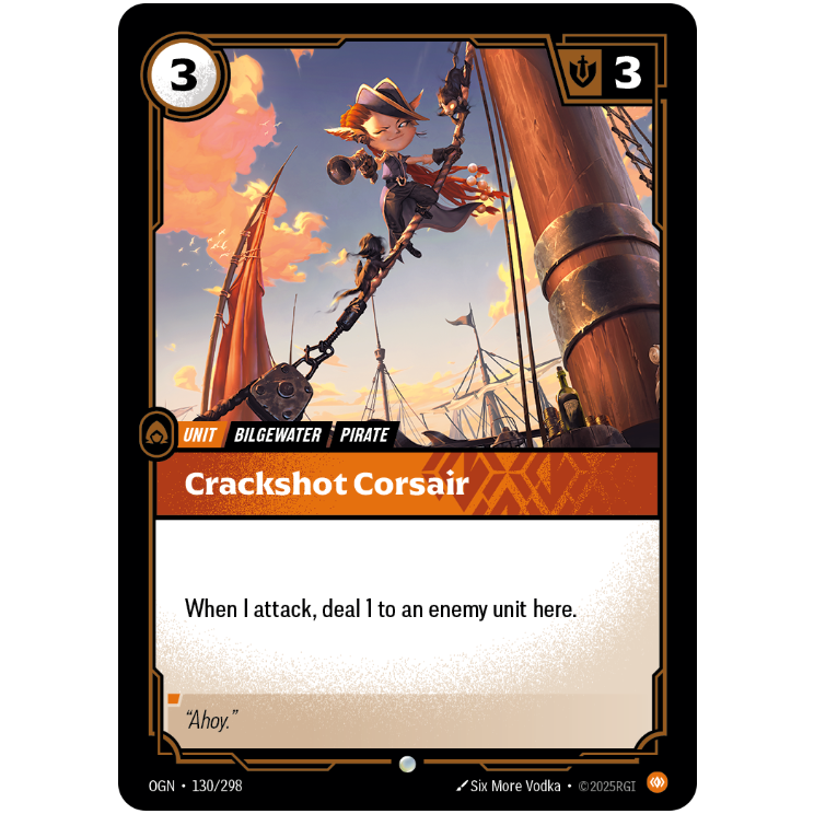 Crackshot Corsair - Riftbound Origins #130