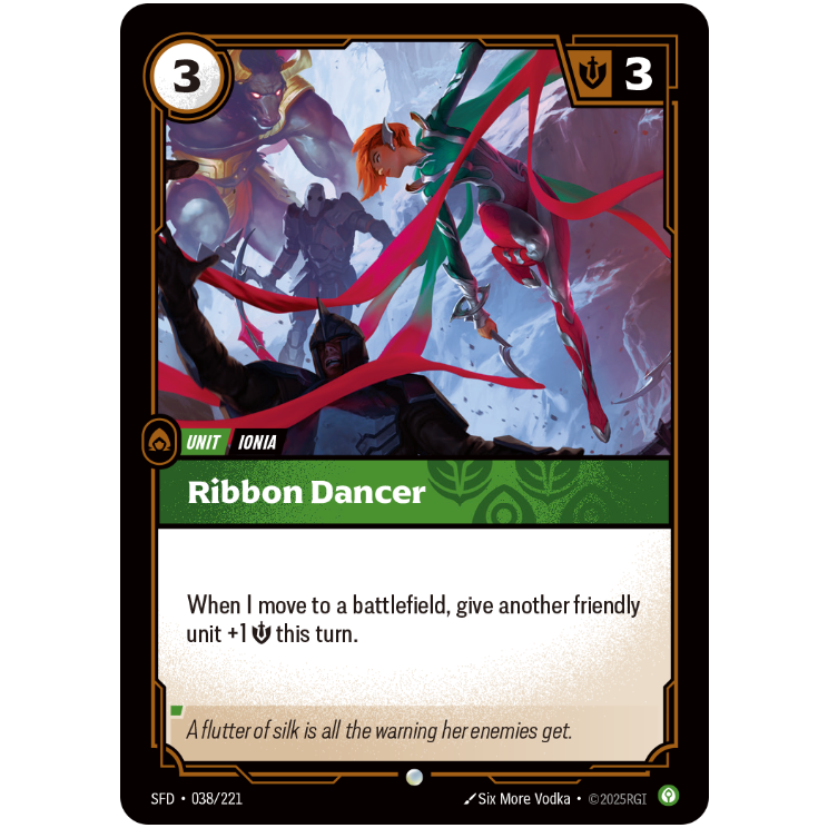 Ribbon Dancer - Riftbound Spiritforged #38