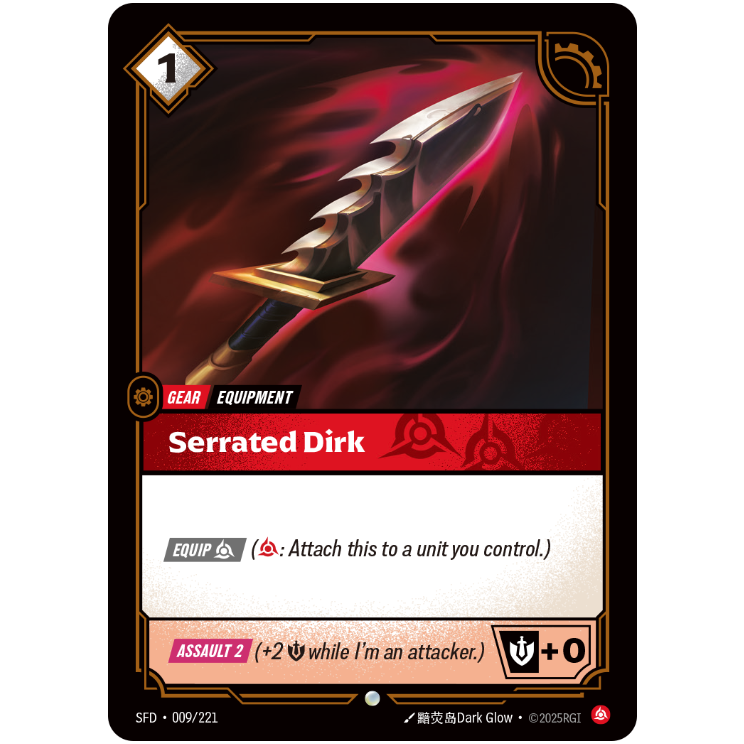 Serrated Dirk - Riftbound Spiritforged #9