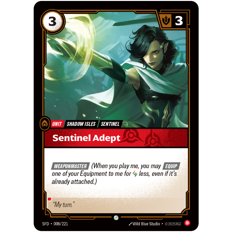 Sentinel Adept - Riftbound Spiritforged #8