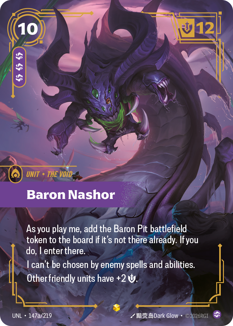 Riftbound TCG - Baron Nashor | Unleashed 147a/219