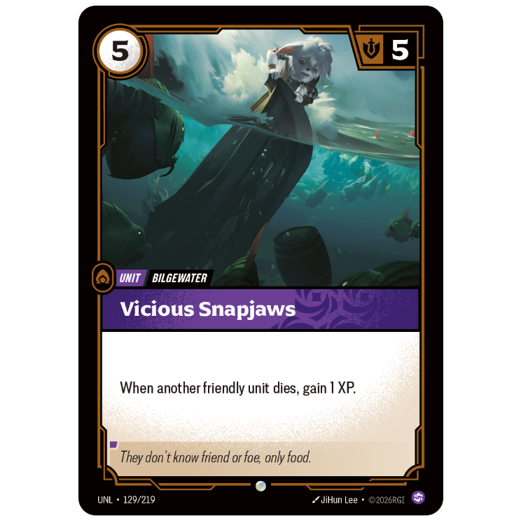Riftbound TCG - Vicious Snapjaws | Unleashed 129/219