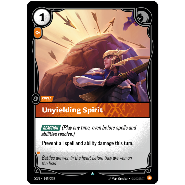 Unyielding Spirit - Riftbound Origins #145