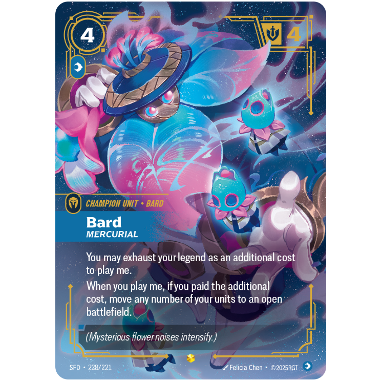 Bard Mercurial - Riftbound Spiritforged #228