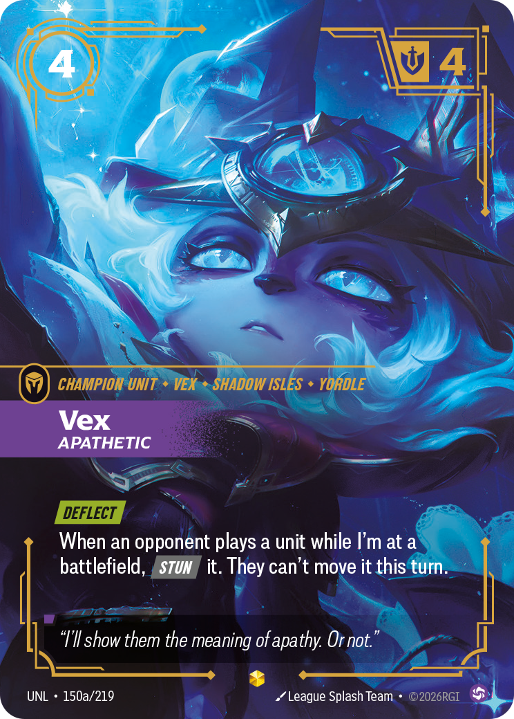 Riftbound TCG - Vex, Apathetic | Unleashed 150a/219