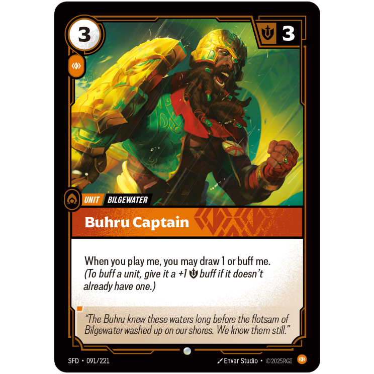 Buhru Captain - Riftbound Spiritforged #91