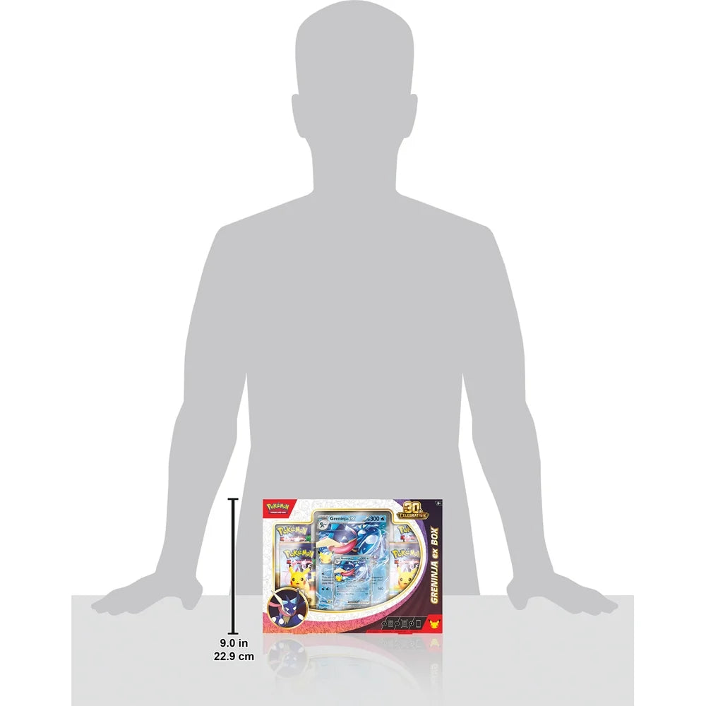 Pokémon TCG: 30th Celebration – Pokémon ex Box (Sylveon or Greninja)