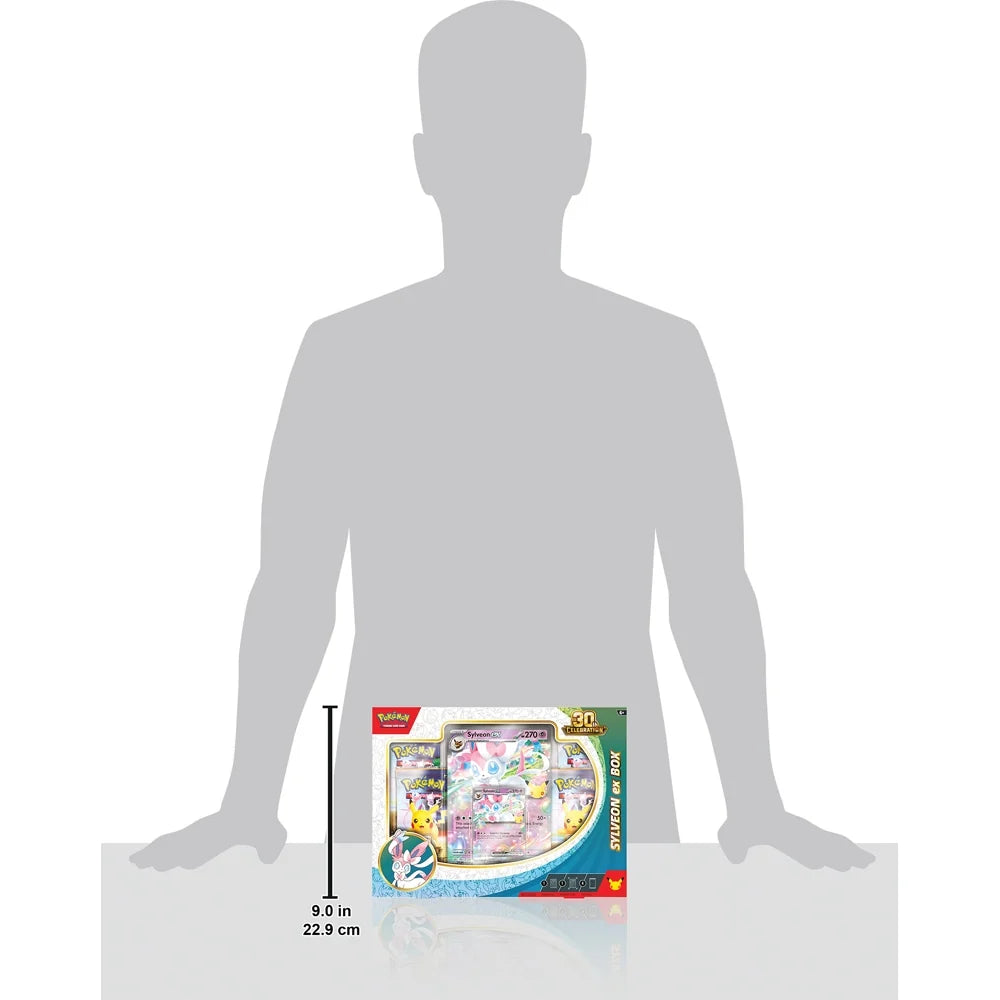 Pokémon TCG: 30th Celebration – Pokémon ex Box (Sylveon or Greninja)