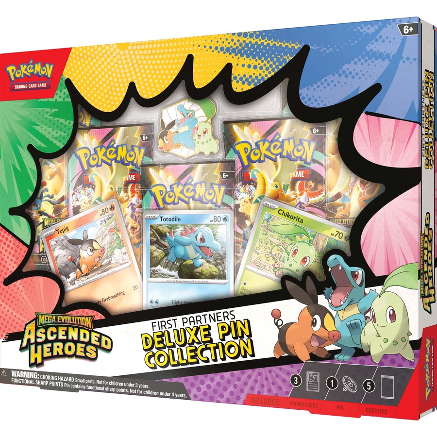 Pokémon TCG Ascended Heroes First Partners Deluxe Pin Collection