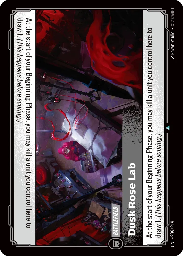 Riftbound TCG - Dusk Rose Lab | Unleashed 209/219
