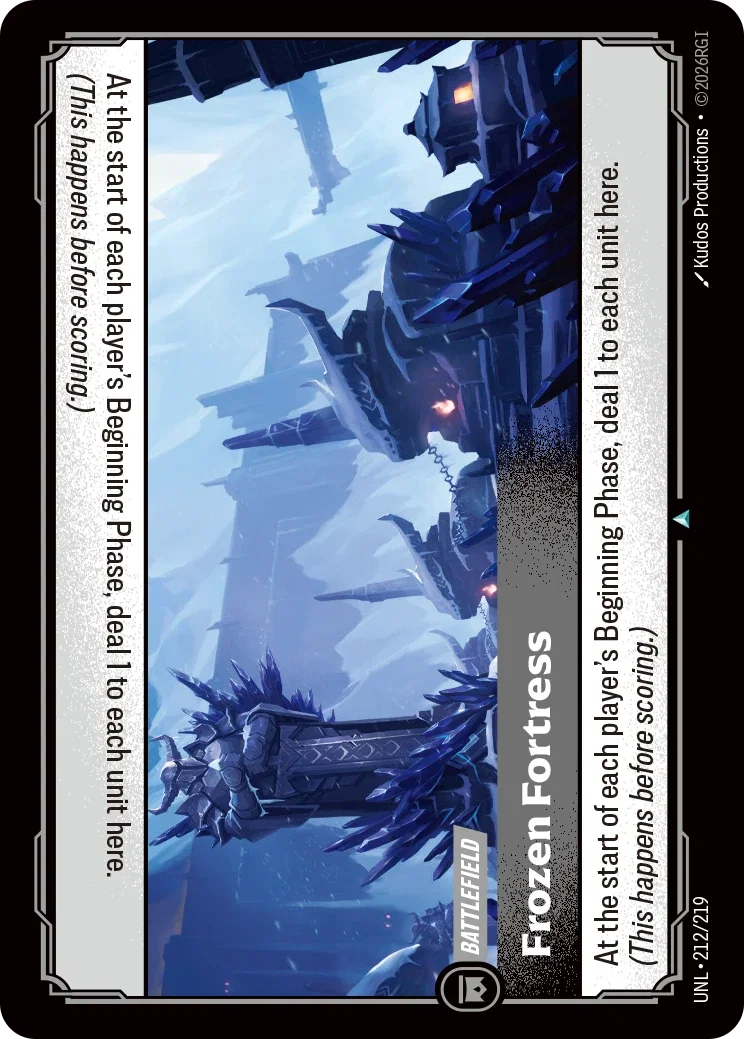 Riftbound TCG - Frozen Fortress | Unleashed 212/219