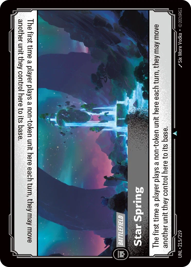 Riftbound TCG - Star Spring | Unleashed 215/219