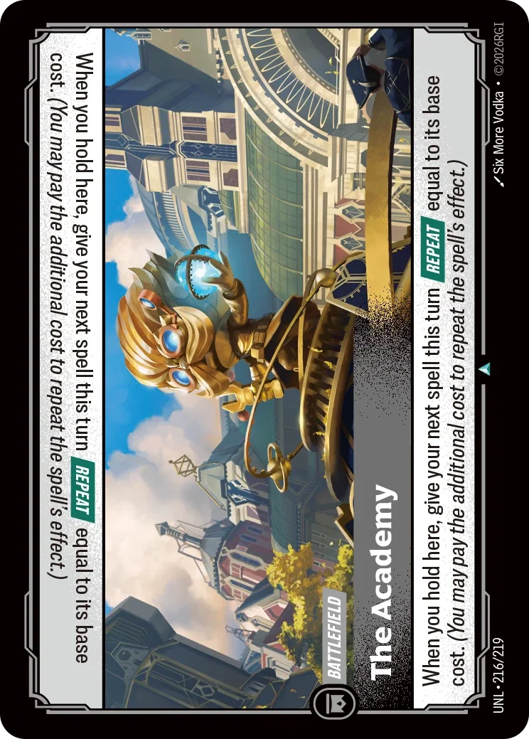 Riftbound TCG - The Academy | Unleashed 216/219