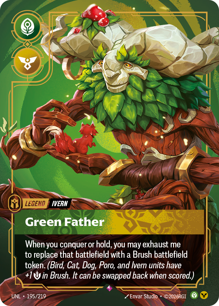 Riftbound TCG - Green Father | Unleashed 195/219