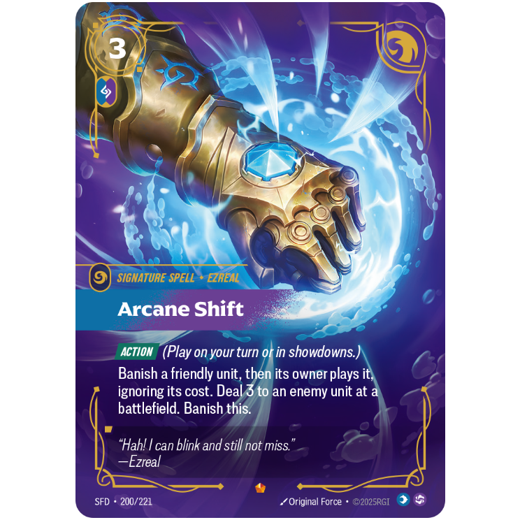 Arcane Shift - Riftbound Spiritforged #200
