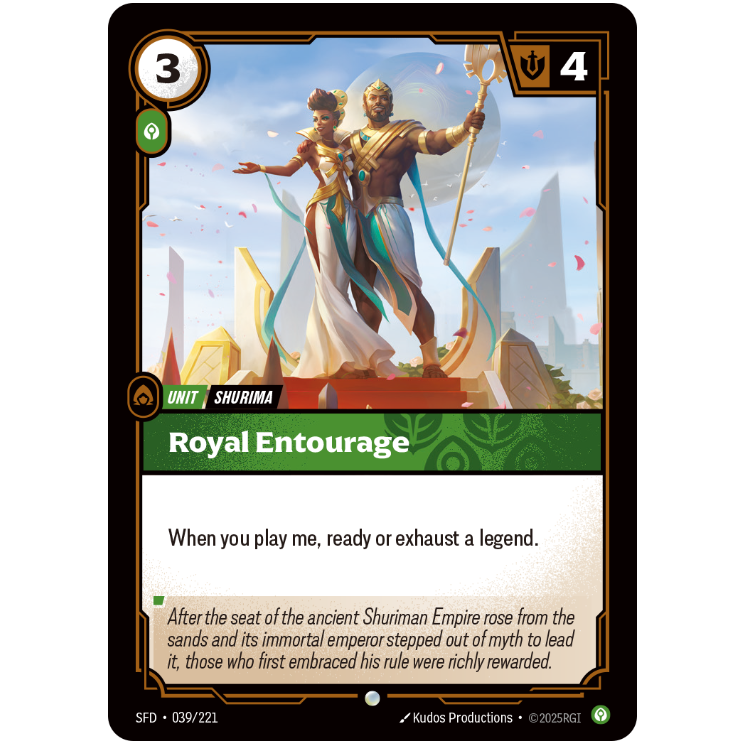 Royal Entourage - Riftbound Spiritforged #39