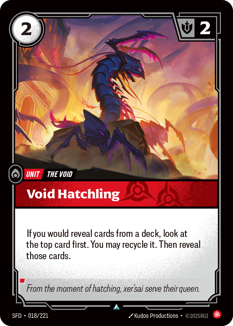 Void Hatchling - Riftbound Spiritforged #18