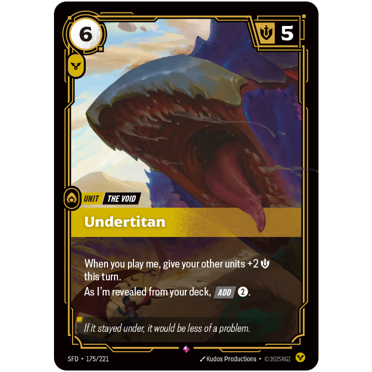 Undertitan - Riftbound Spiritforged #175