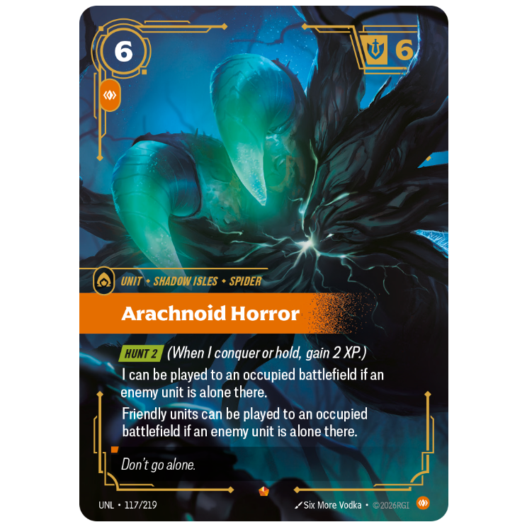 Riftbound TCG - Arachnoid Horror | Unleashed 117/219