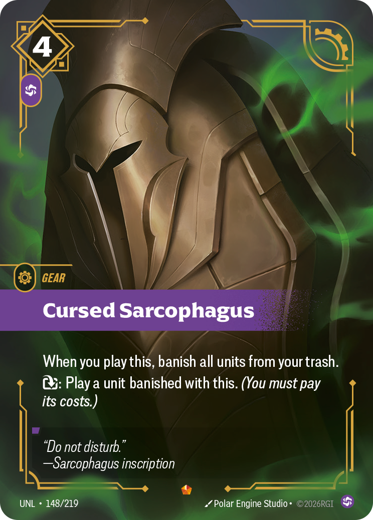 Riftbound TCG - Cursed Sarcophagus | Unleashed 148/219
