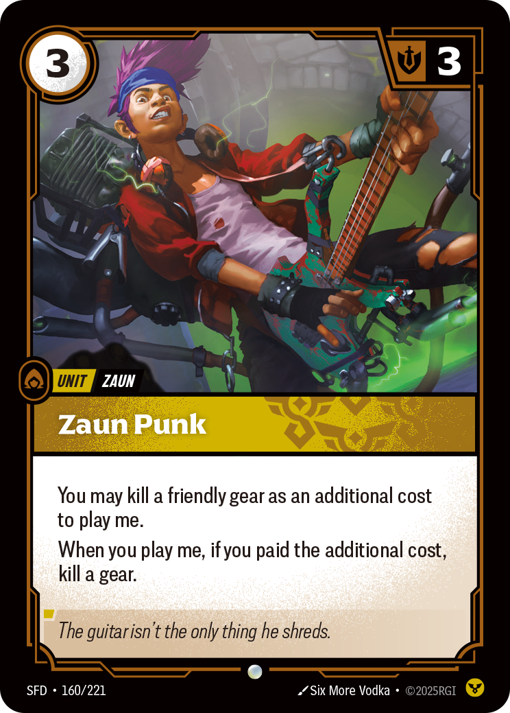 Zaun Punk - Riftbound Spiritforged #160