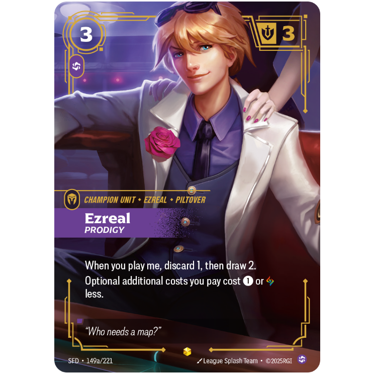 Ezreal Prodigy - Riftbound Spiritforged #149a