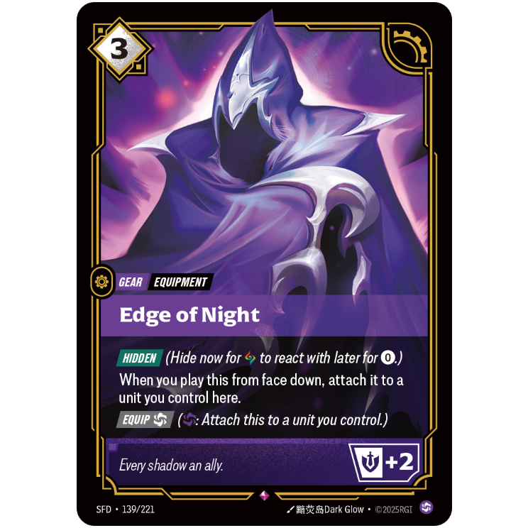 Edge Of Night - Riftbound Spiritforged #139