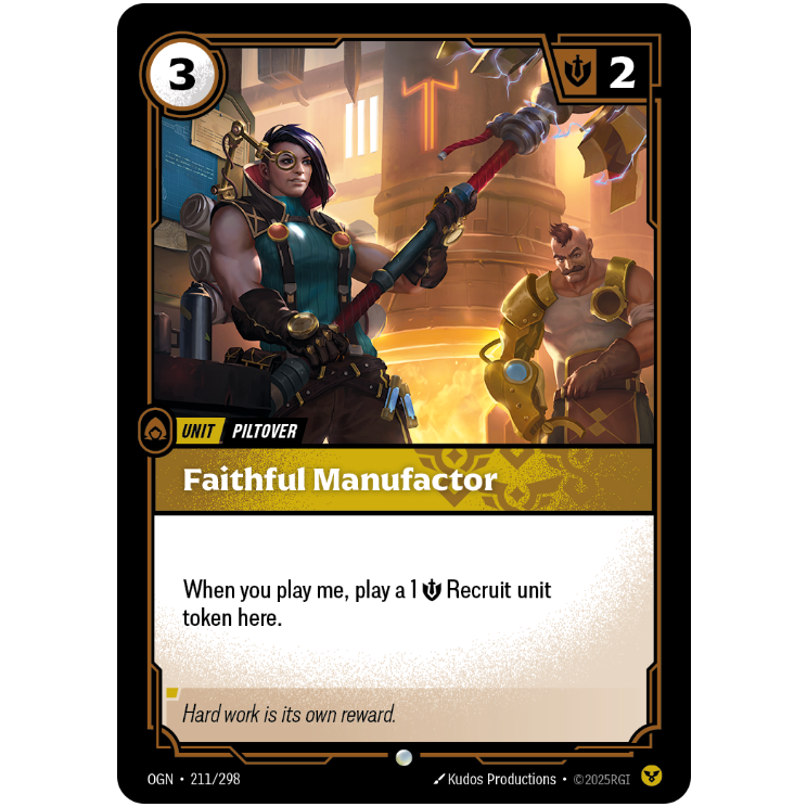 Faithful Manufactor - Riftbound Origins #211