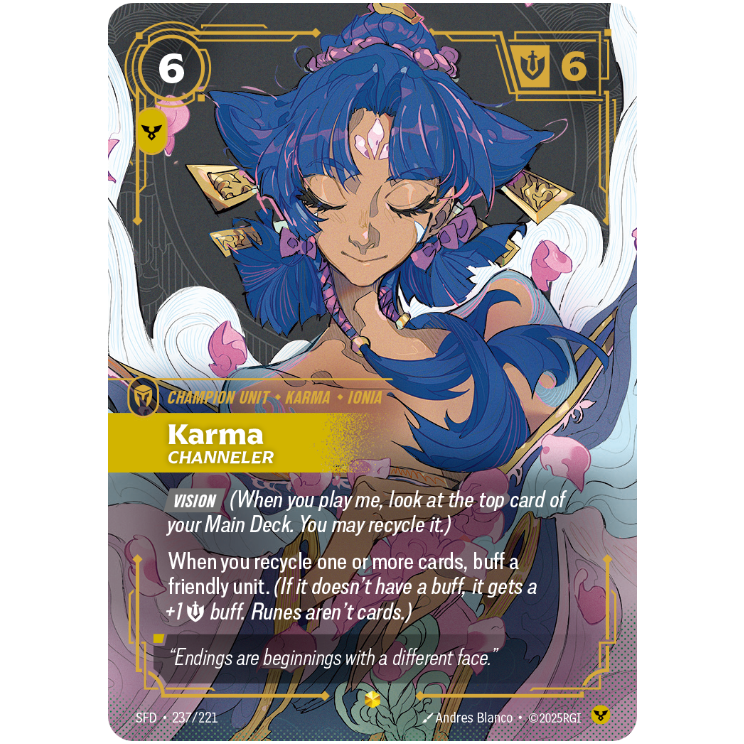 Karma Channeler - Riftbound Spiritforged #237