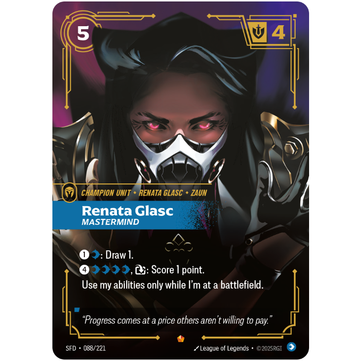 Renata Glasc Mastermind - Riftbound Spiritforged #88