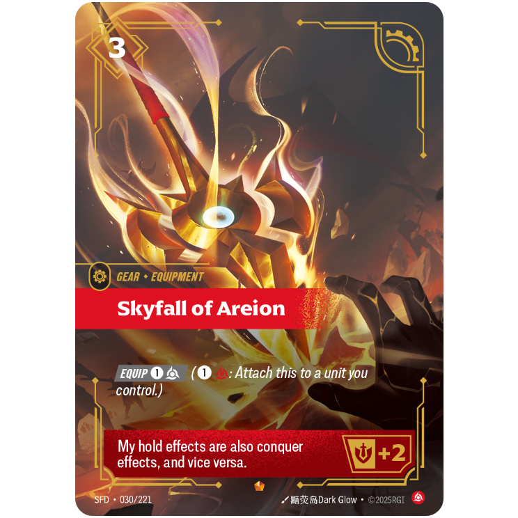 Skyfall Of Areion - Riftbound Spiritforged #30