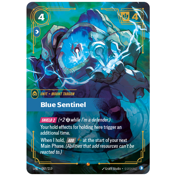 Riftbound TCG - Blue Sentinel | Unleashed 087/219